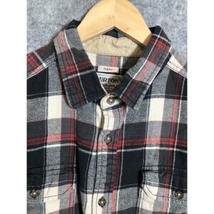 Burton Shirt Men Medium Plaid Flannel Ski Snowboard Workwear Outdoors